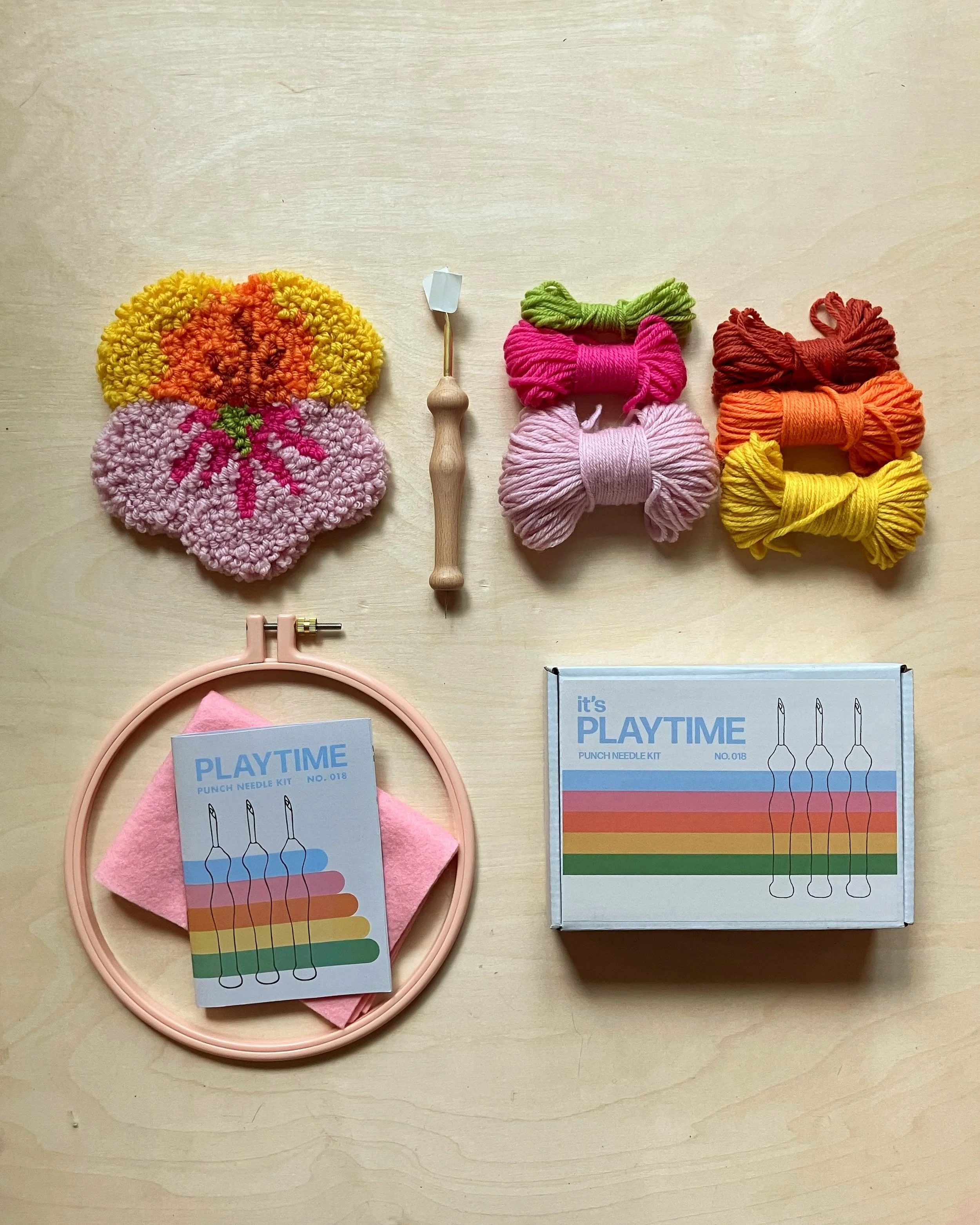 Pansy Punch Needle Kits — LMTWEET | art & design